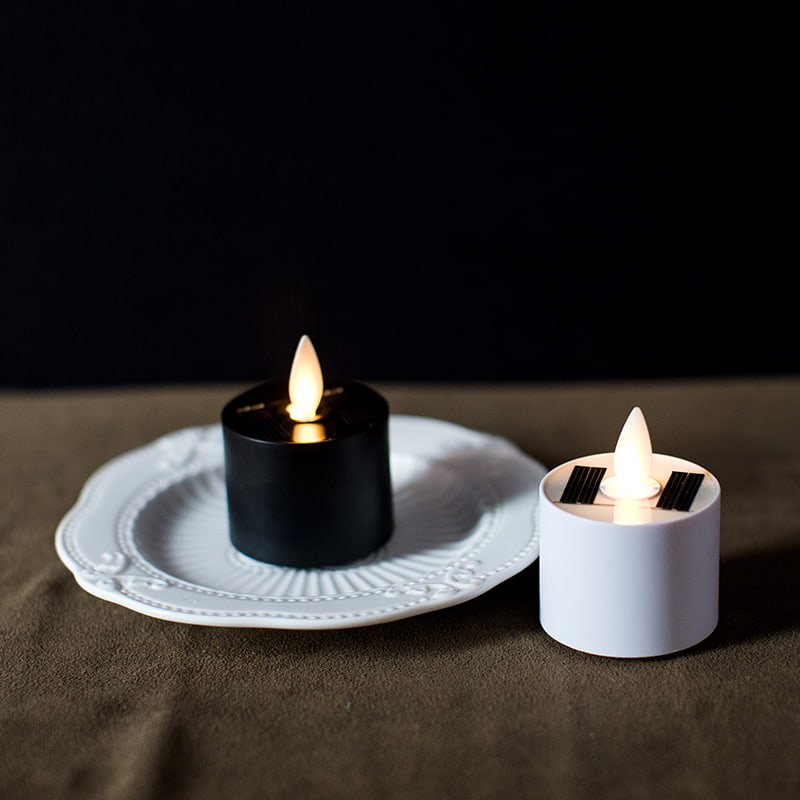 Güneş Enerjili LED Alevsiz Tealight Mumlar